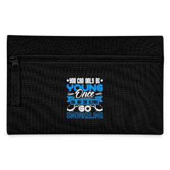 Snorkeling You Can Always Go Snorkeling - Pencil Case - black - Front