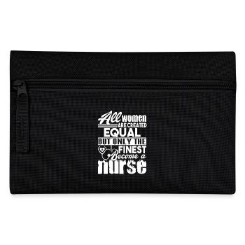 Nurse Finest Women Become Nurse - Pencil Case - black - Front