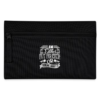 Fly Fishing Think About Fly Fishing - Pencil Case - black - Front