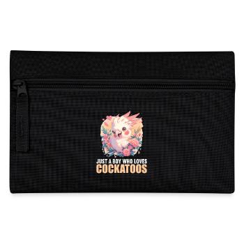Cockatoo Cockatoos Cockatoo - Pencil Case - black - Front