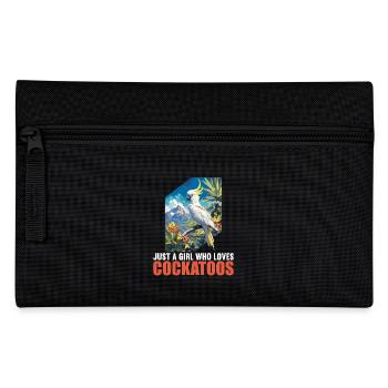 Cockatoo Cockatoos Cockatoo - Pencil Case - black - Front