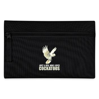 Cockatoo Cockatoos Cockatoo - Pencil Case - black - Front