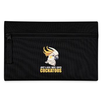 Cockatoo Cockatoos Cockatoo - Pencil Case - black - Front