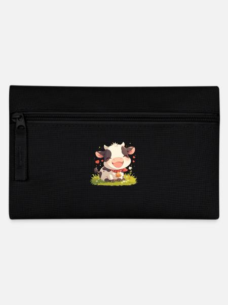 Kühe Kuh - Federtasche - Schwarz