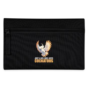 Cockatoo Cockatoos Cockatoo - Pencil Case - black - Front