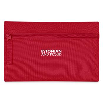 L’Estonie et la fière Estonie - Trousse - rouge - Devant