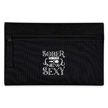 Sobriety Sober is the new sexy - Federtasche - Schwarz - Vorne