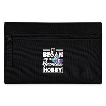 Stricken Es Begann Als Harmloses Hobby - Federtasche - Schwarz - Vorne