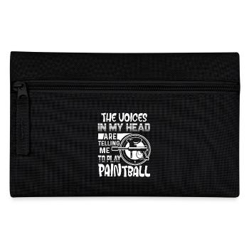 Telling Me To Play Paintball - Pencil Case - black - Front