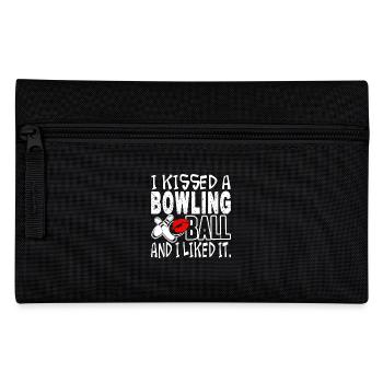 Bowling I Kissed Bowling - Pencil Case - black - Front