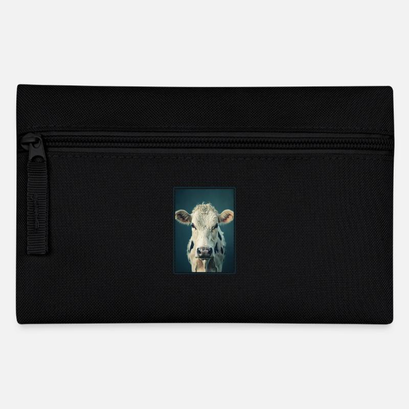 Kühe Kuh - Federtasche - Schwarz