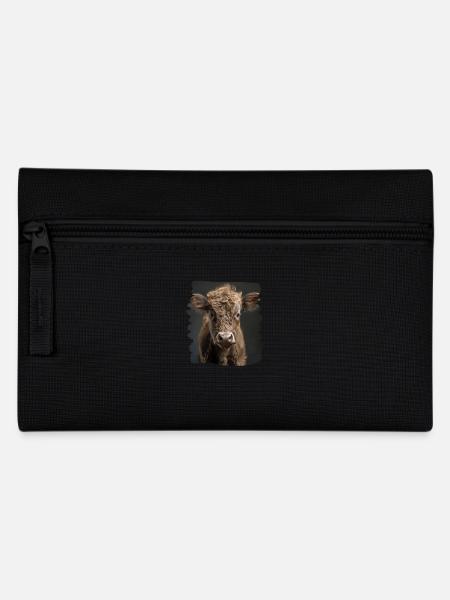Kühe Kuh - Federtasche - Schwarz