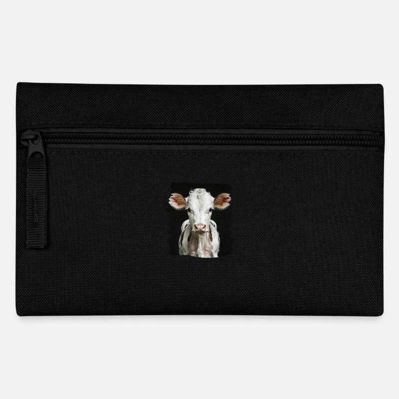 Kühe Kuh - Federtasche - Schwarz