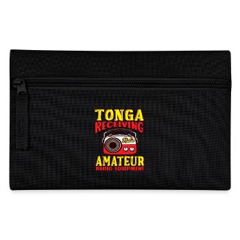 Amateurfunk Tonga Amateurfunk empfangen - Federtasche - Schwarz - Vorne
