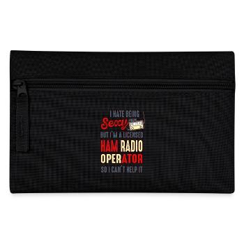 Radio amateur Sexy Radio amateur sous licence - Trousse - noir - Devant