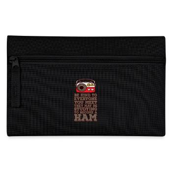 Radio amateur gentille pour tout le monde Radio amateur - Trousse - noir - Devant