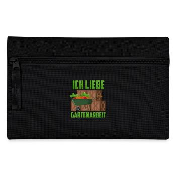 Großvater ICH LIEBE GARTENARBEIT Lustiges Opa - Federtasche - Schwarz - Vorne