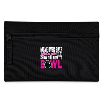 Bowling Let A Girl Shows You How To Bowl - Pencil Case - black - Front