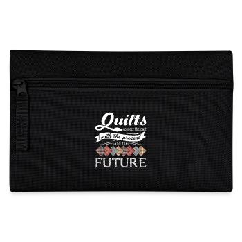 Quilting Quilts Connect The Part - Pencil Case - black - Front