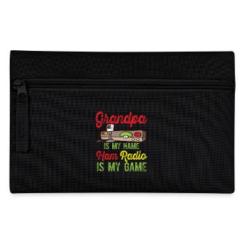 Amateur Grandpa est mon nom Ham Radio - Trousse - noir - Devant