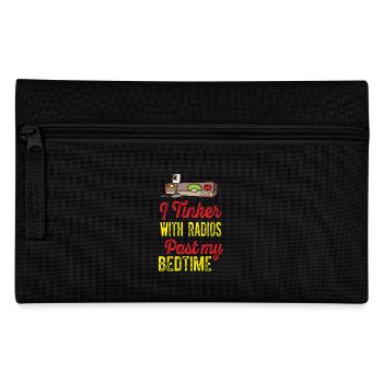 Amateur Tinker Past My Bedtime Ham Radio - Pencil Case - black - Front