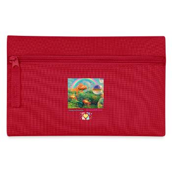 Fishing for Friendship Embracing Differences - Pencil Case - red - Front