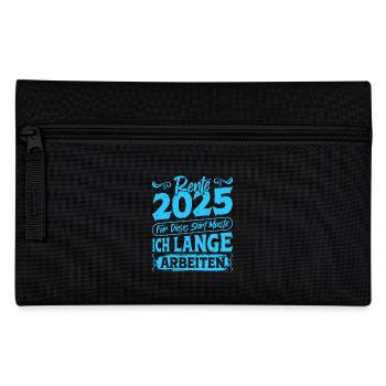 RENTE 2025 FÜR DIESES SHIRT MUSSTE ICH LANGE - Federtasche - Schwarz - Vorne