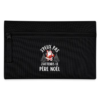Jpeux pas j attends le père Noël - Trousse - noir - Devant