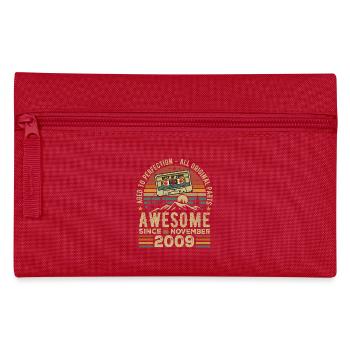 Awesome Since November 2009 Gift November 2009 - Pencil Case - red - Front