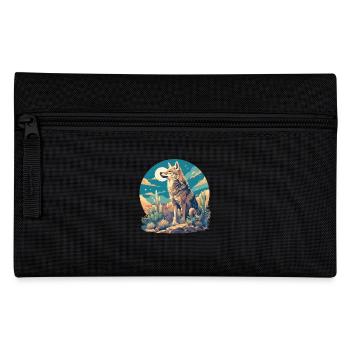 Kojoten Kojote - Federtasche - Schwarz - Vorne