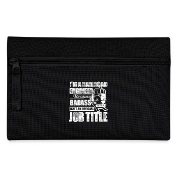 Railroad Engineer Railroad Engineer Job Title - Pencil Case - black - Front