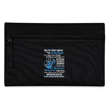 Pipefitter's Wife He is The Song Of My Heart - Pencil Case - black - Front