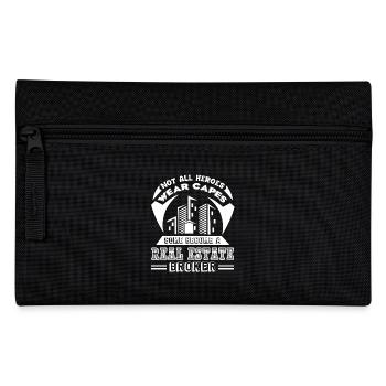 Real Estate Broker Real Estate Broker Hero - Pencil Case - black - Front