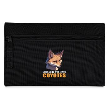 Kojoten Kojote - Federtasche - Schwarz - Vorne