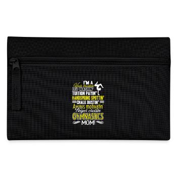 Gymnastic Gymnastics Mom - Pencil Case - black - Front