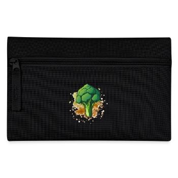Vegetarier Veganer Brokkoli Design - Federtasche - Schwarz - Vorne