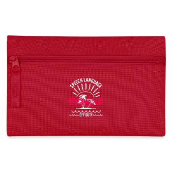 Speech therapist in off-duty mode paradise - Pencil Case - red - Front