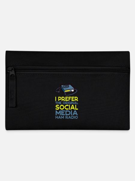 Amateur Original Social Media Ham Radio - Pencil Case - black
