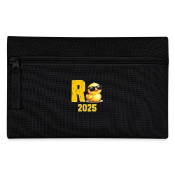 R ENTE 2025 Lustige Ruhestand Endlich Rentner - Federtasche - Schwarz - Vorne