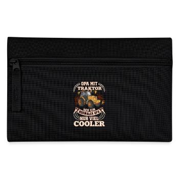 OPA MIT TRAKTOR WIE EIN NORMALER OPA NUR COOLER - Federtasche - Schwarz - Vorne