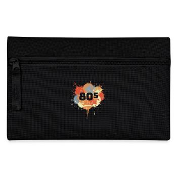 80s Color Graffiti - Pencil Case - black - Front