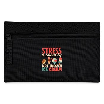 Stress due to too few cream lovers - Pencil Case - black - Front