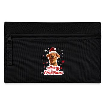 Merry christmas dog - Trousse - noir - Devant
