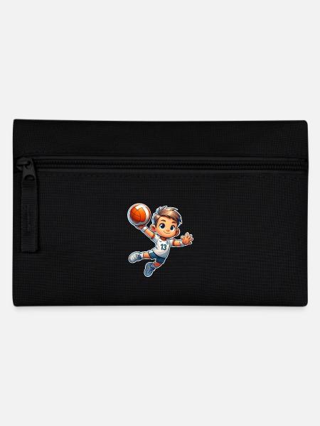 Handball Handballer - Federtasche - Schwarz