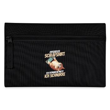 Official Sleep Shirt - Gaming Cat Gaming - Pencil Case - black - Front