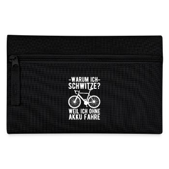 Vélo VTT Vélo de route E-Bike Cycliste - Trousse - noir - Devant