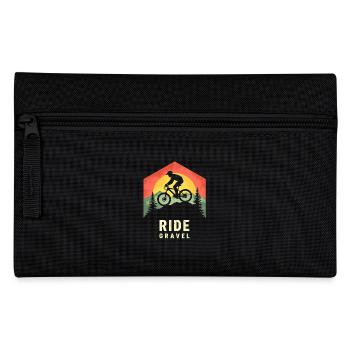 Gravel Bike Rennrad - Ride Gravel Cyclocross - Federtasche - Schwarz - Vorne