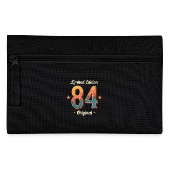 40. Geburtstag Mann Frau 40 Jahre 1984 Geschenk - Federtasche - Schwarz - Vorne