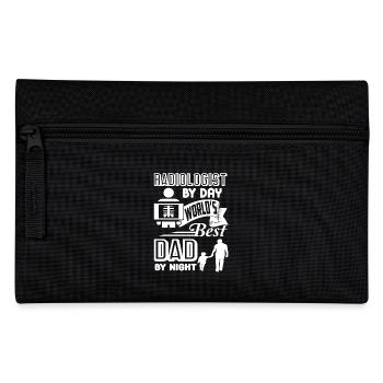 Radiologist By Day World's Best Dad By Night - Pencil Case - black - Front