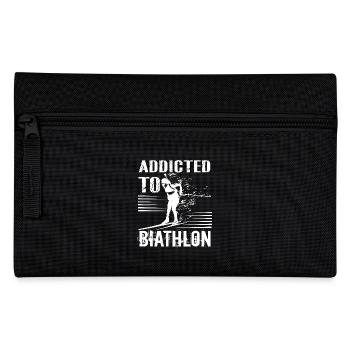 Addicted To Biathlon - Pencil Case - black - Front